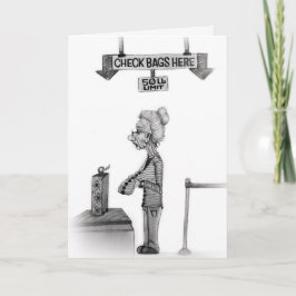 Cartão de Aniversário Engraçado