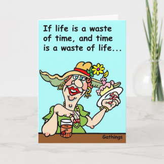 CARTÃO DE ANIVERSÁRIO ENGRAÇADO