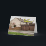 Cartão de aniversário engraçado<br><div class="desc">Cartão de aniversário engraçado - garagens</div>