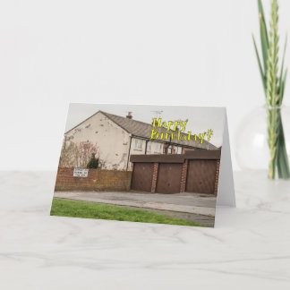 Cartão de aniversário engraçado