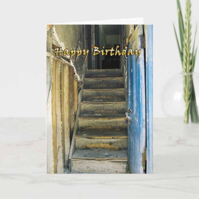 Cartão de aniversário engraçado (Frente)