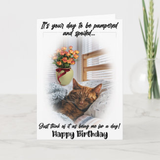 Cartão de Aniversário Engraçado