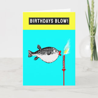 Cartão de Aniversário Engraçado