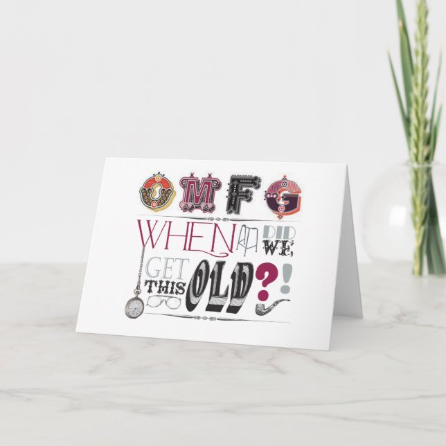 Cartão de Aniversário Engraçado (Frente)