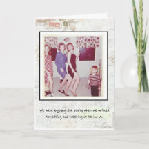 Cartão de Aniversário Engraçado