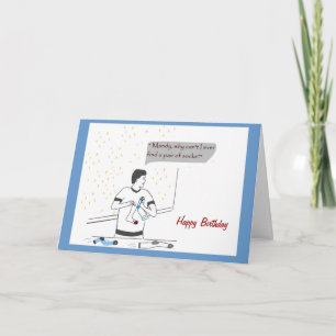 Cartão de aniversário engraçado