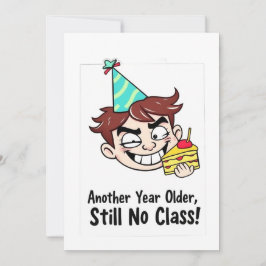 Cartão de Aniversário Engraçado