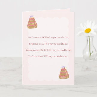 Cartão de Aniversário Engraçado