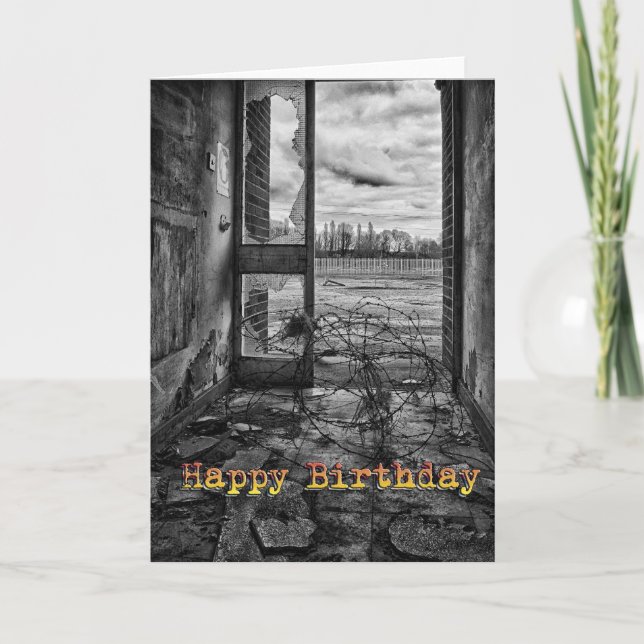 Cartão de aniversário engraçado (Frente)