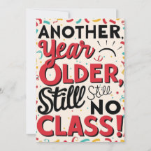 Cartão de Aniversário Engraçado