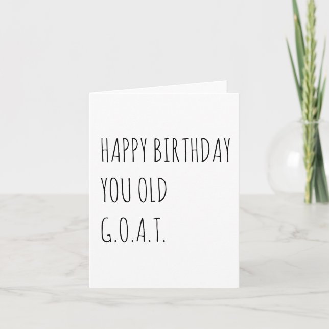 Cartão de Aniversário Engraçado (Frente)