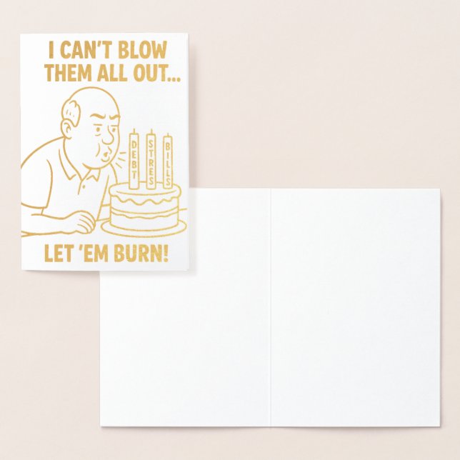 cartão de aniversário engraçado (Exibição)