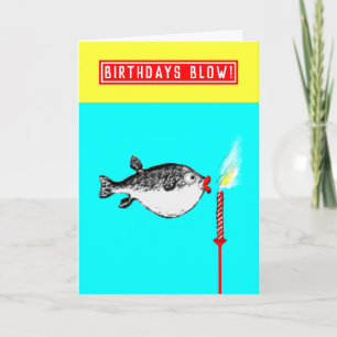 Cartão de Aniversário Engraçado