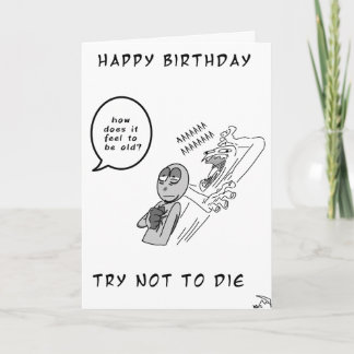 Cartão de Aniversário Engraçado