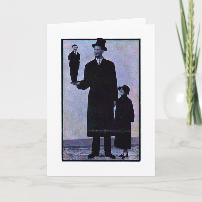 Cartão de aniversário engraçado arrepiante do (Frente)