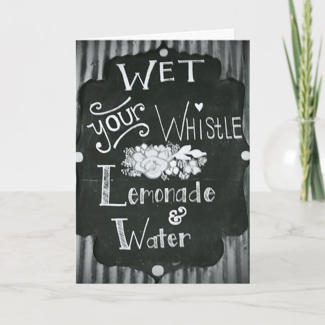 Cartão de aniversário engraçado com álcool (Frente)