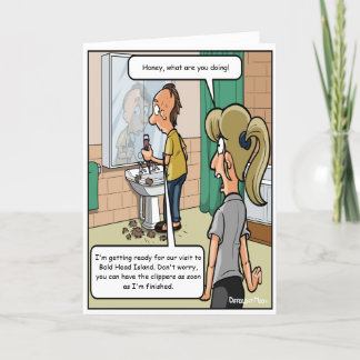 Cartão de Aniversário Engraçado da Ilha Baleeira