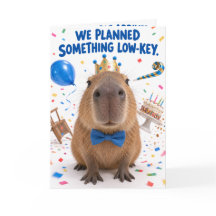 Cartão de Aniversário Engraçado de Capivara | Humo