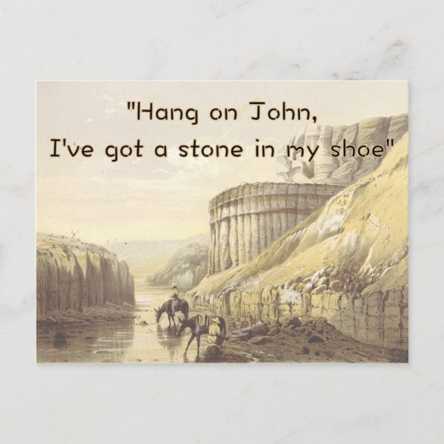 Cartão de aniversário engraçado EUA ocidentais (Frente)