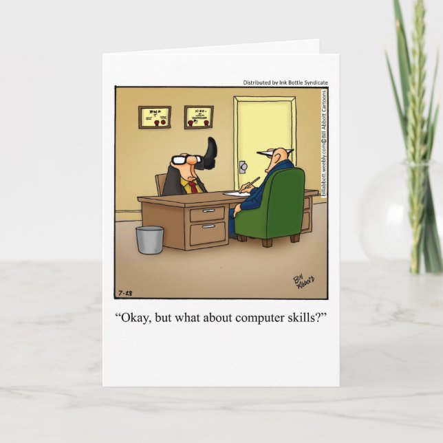 Cartão De Aniversário Engraçado "Malvado" Para Ele (Frente)