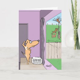 Cartão de aniversário engraçado para amantes do