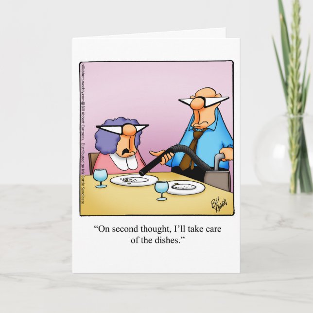 Cartão De Aniversário Engraçado Para Ele (Frente)