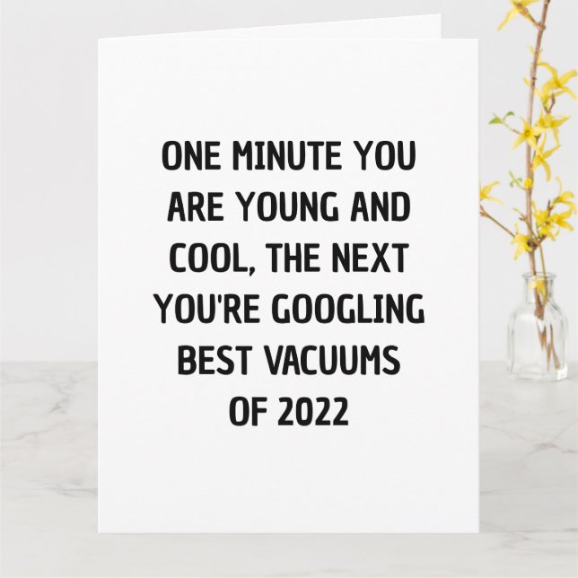 Cartão de aniversário engraçado para ele | Melhore (Flor Amarela)