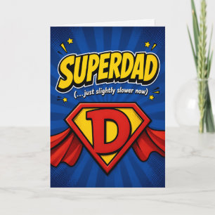 Cartão de Aniversário Engraçado para Pai – “Superp