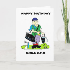CARTÃO DE ANIVERSÁRIO ENGRAÇADO RUGBY
