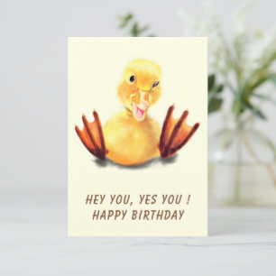 Cartão de Aniversário Engraçado - Texto Personaliz