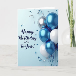 Cartão de Aniversário Esfera Serena