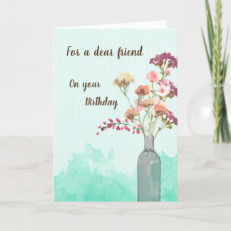 Cartão de Aniversário Especial para um amigo