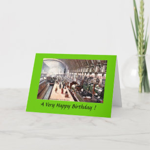 Cartão de aniversário - Estação Paddington, Londre