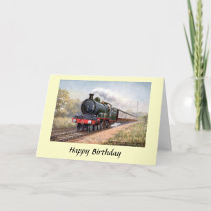 Cartão de Aniversário - Excelente Central Ferroviá