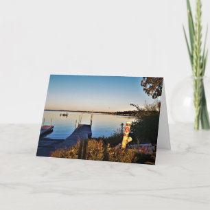 Cartão de Aniversário "Fall Upon Green Lake"