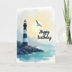 Cartão de Aniversário Farol