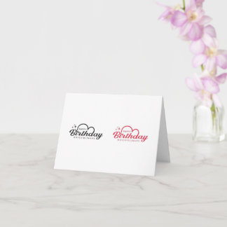 cartão de aniversário feliz