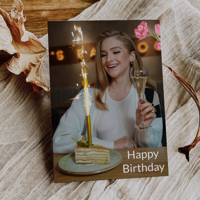 Cartão de Aniversário Feliz (Happy Birthday Card)