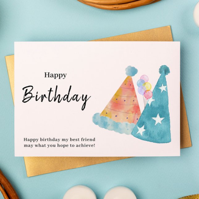 Cartão de Aniversário Feliz (Happy Birthday Card)