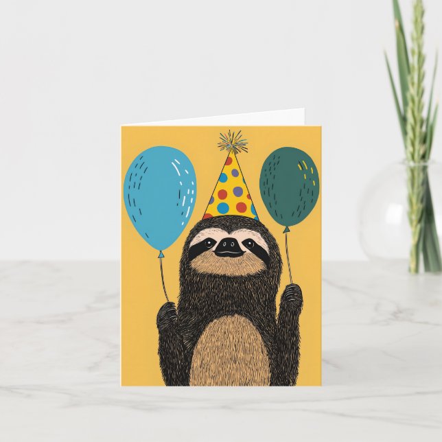 Cartão de Aniversário Feliz (Frente)