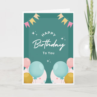 Cartão de Aniversário Feliz — Cartão de Aniversári