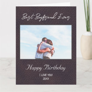 Cartão de Aniversário Feliz com Foto Personalizada