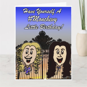 Cartão de Aniversário Feliz da Cartoon de Versalhe