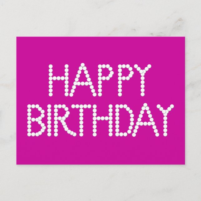 Cartão de Aniversário Feliz do Rainbow Party Bon (Frente)