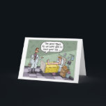 Cartão de aniversário FELIZ e FELIZ - ANIVERSÁRIO<br><div class="desc">Engraçado Ficar Bem. Um médico fica no pé da cama de um homem que é apenas uma cabeça presa a uma perna e diz: "A boa notícia é que consegui salvar sua perna." Um presente de excelente OBTER BEM ou um presente engraçado para um médico ou para qualquer outra pessoa...</div>