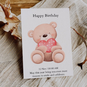 Cartão de Aniversário Feliz Elegante