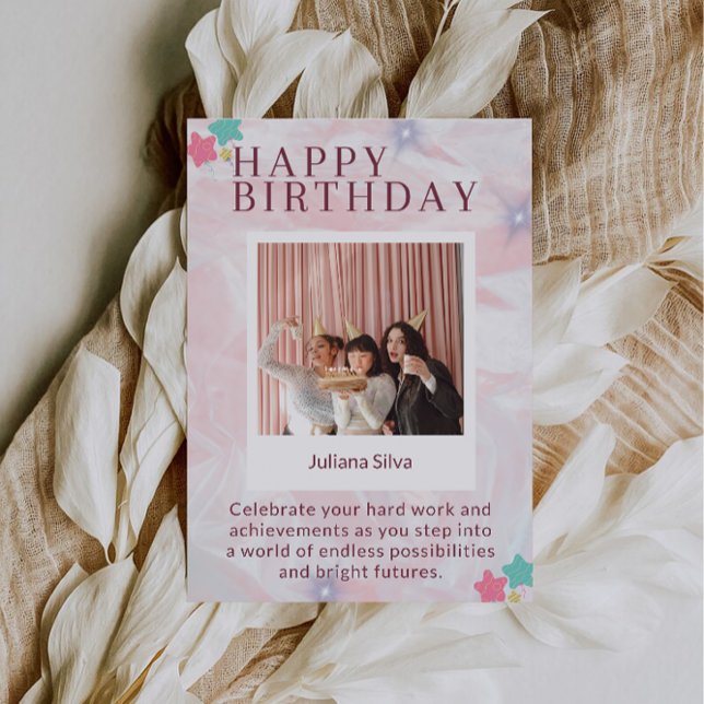 Cartão de Aniversário Feliz Imprimível (Printable Happy Birthday Card)