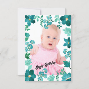 Cartão de Aniversário Feliz para Imagem Personaliz