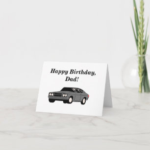Cartão de aniversário feliz para o Pai entusiasta 