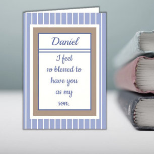 Cartão de aniversário feliz personalizado